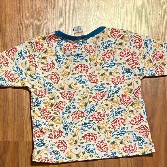 🦖 Cowboys and Angels Dinosaur Button Down T Shirt 2T - Picture 3 of 3
